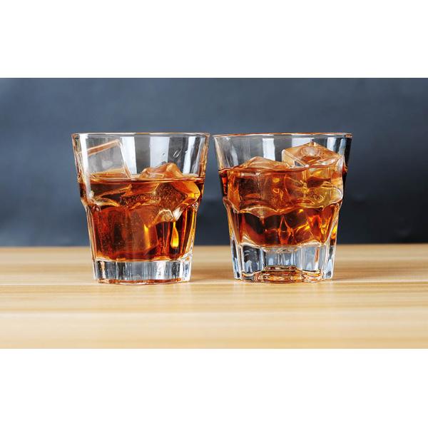 Custom Promotional Whiskey Glass Tumbler With Thickened Wall And Rim