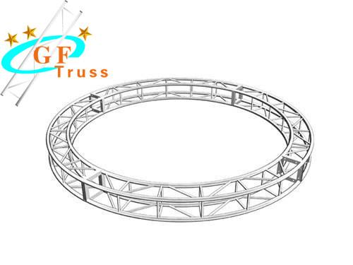 Guangdong Factory High Quality Aluminum Light Truss For Conert Event  Exhibition Circle Truss For Sale