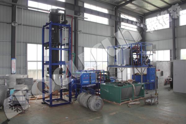 2200*2000*1800mm Tube Ice Maker with 20 Tons Daily Production and Long Service Life
