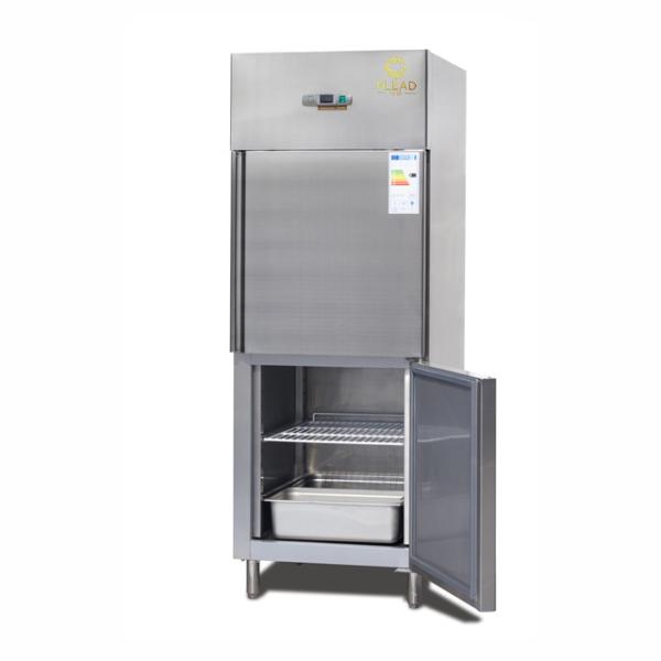 Refrigerador vertical de arrefecimento por ar de 600L para equipamento de refrigeração de salas frias GN1/1