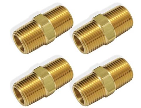 ANSI Coupler Adapter Brass Hose Fitting 1/4 NPT Male Thread