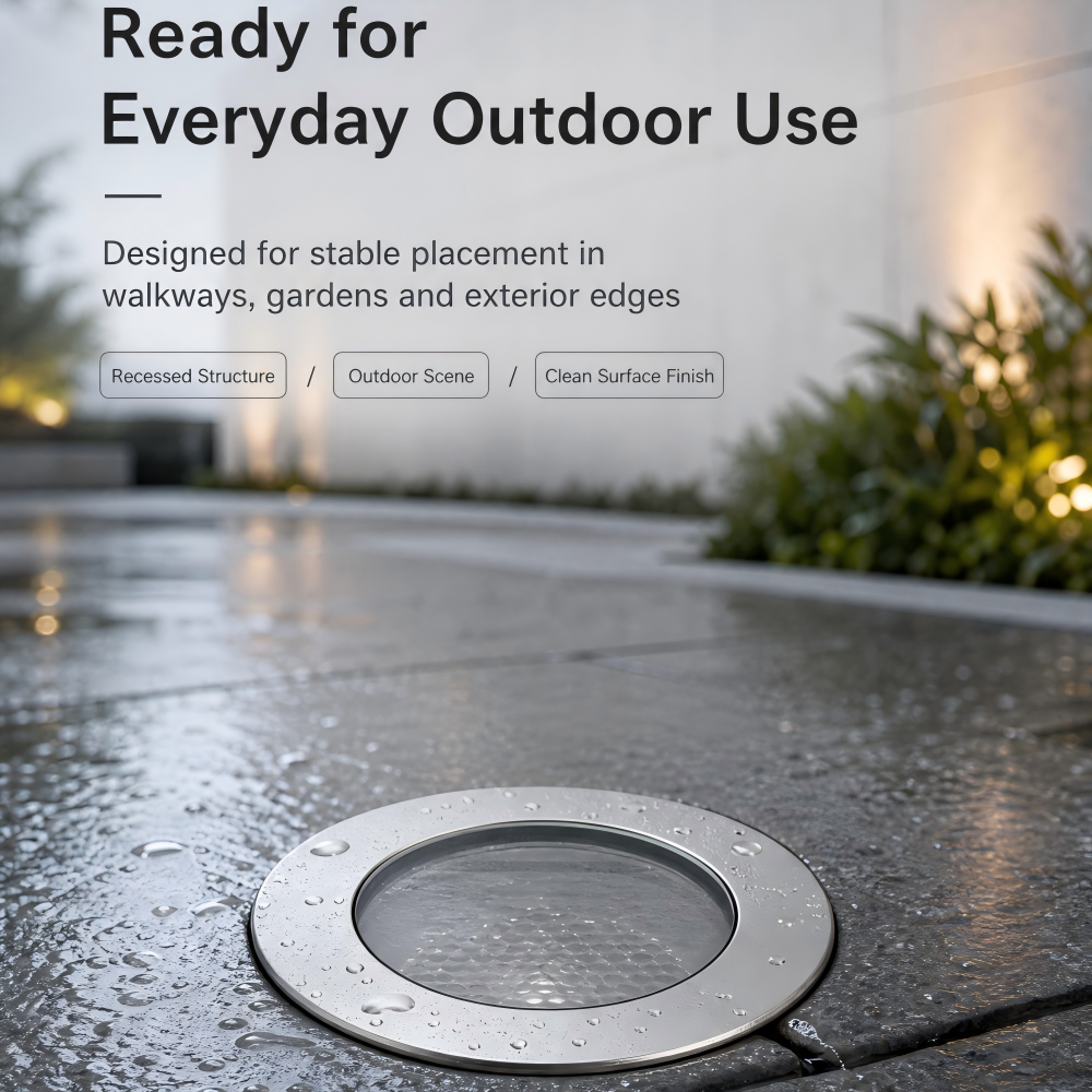 15W-18W Recessed Outdoor LED Well Light IP68 304 Stainless Steel Uplight for Facades & Trees