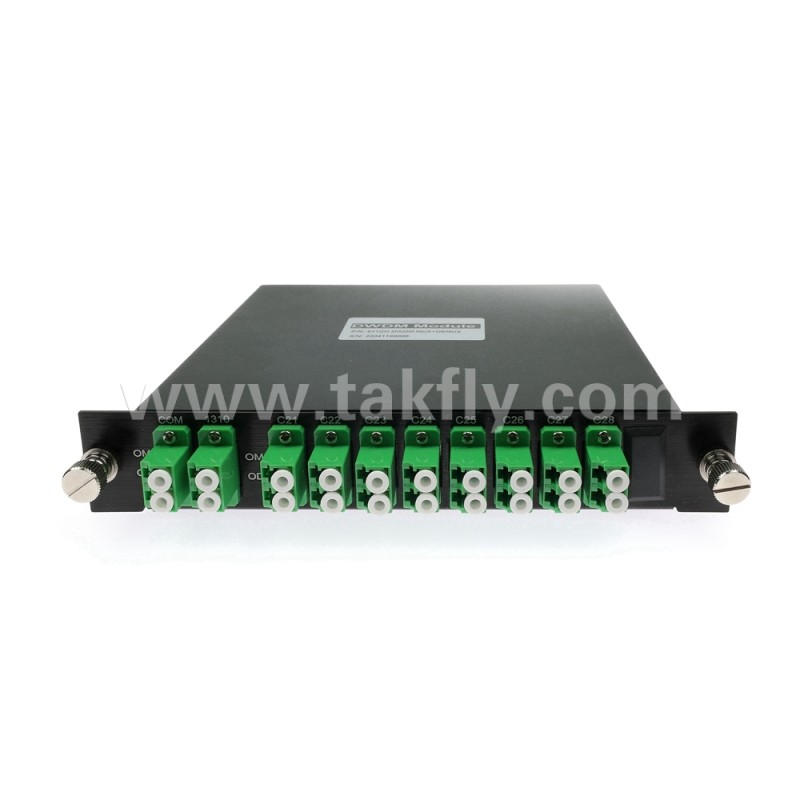 DWDM 8+1Channel MUX+DEMUX LGX Module Fiber Optic for Data Center Telecom 5G
