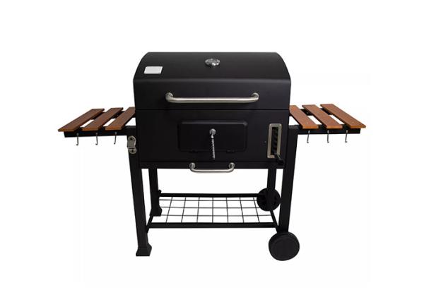 30 Inch Bbq Freestanding Charcoal Grills With Side Burner Tables Cover Smoker Combo