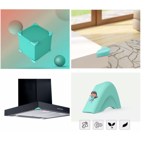 Furniture Corner Crescent Silicone Collision Angle Baby Safety Corner Guards