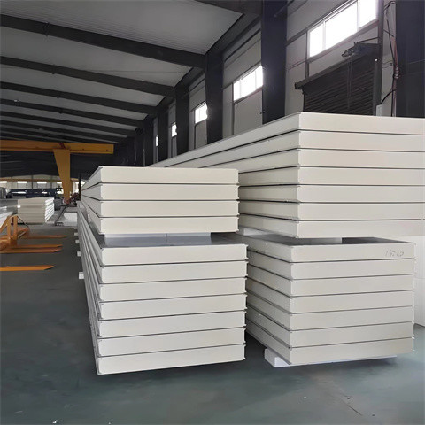 Polyurethane Sandwich Panel with Thermal Conductivity ≤0.020W/m*K, Fireproof B Rating, and Customizable Thickness 50-200mm