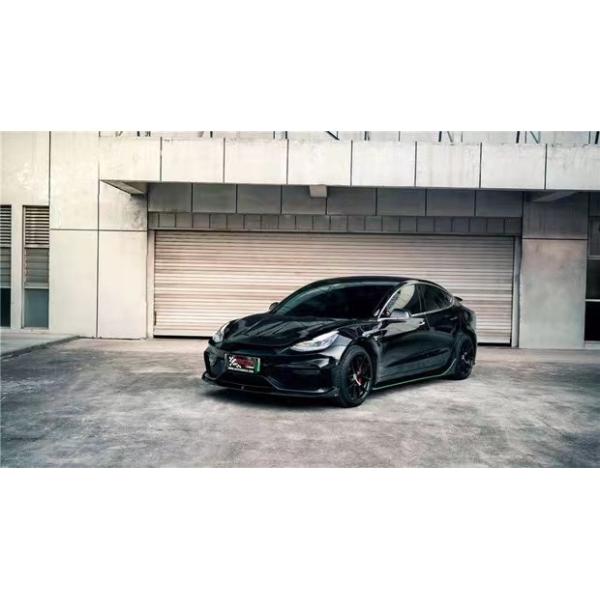 FPR 2019 Spoiler For Tesla Model 3 Body Kit 2022 ACP Style Front And Rear Bumper