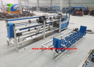 Diamond Pvc Mesh Netting Plc Double Wire Chain Link Fence Machine