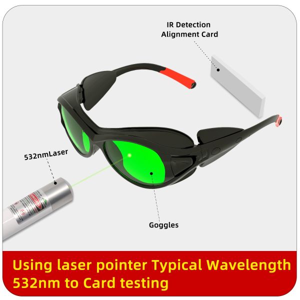 OD5 OD7 1064nm Plastic Filter 808nm Safety Unioptics Laser Protection Glass Industry Blue Green Welding Protective Glasses