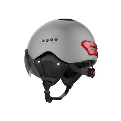 Capacete da bicicleta da câmera de Shell Mens 1080P HD do PC com luz indicadora