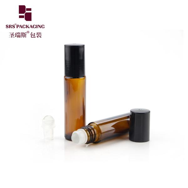 10ml Wall Glass Roll On Bottle With Glass Ball Leakproof Design for Personal Care