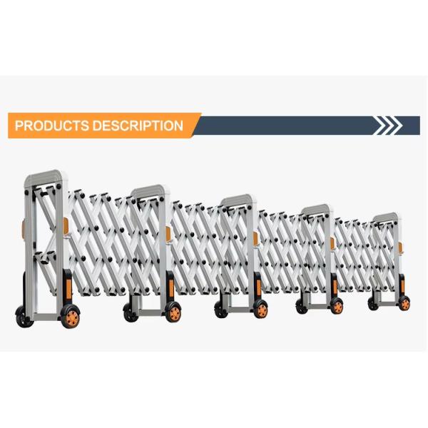 Factory Supply Crowd Control Expandable Manual Push and Pull Fence Barrier Gate