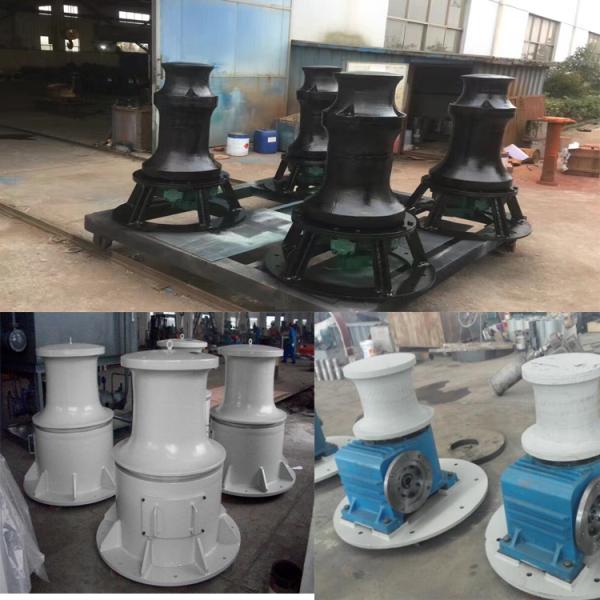 9m / Min Speed Electric Capstan Winch , Capstan Rope Winch 10kn Warping Load