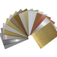 7N/Mm Résistance au décollement Panneaux composites en aluminium Conception écologique / légère
