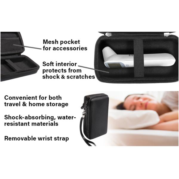 Thermometer Hard Case Medical Bag , 5mm EVA Tool Case