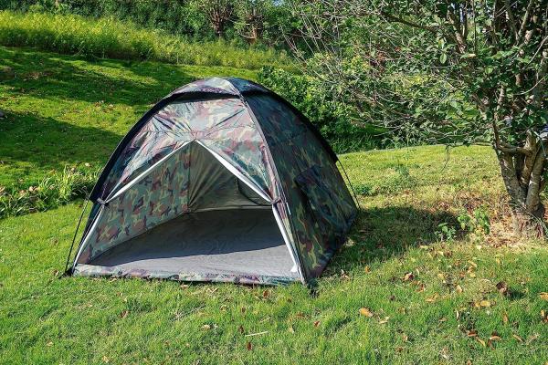 Camouflage Tent, Hiking Camping Full Coverage Tent for Outdoor Accessories, Camouflage Hiking Camping Fishing Tent
