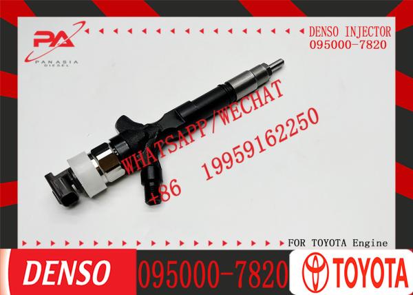 Injecteur de carburant de type Common Rail original 095000-7820 095000-7821 23670-30290 pour TOY-OTA 1KD-FTV EURO 4