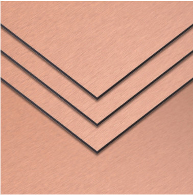 In Stock 1220*2440mm Brushed Aluminium Panel PVDF Coated, Weather-Resistant for Curtain Wall ISO 9001Factory