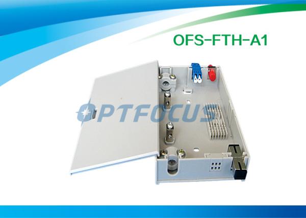 FTTH Mini Fiber Optic Terminal Box 3 SC / FC / ST Adapor 6 LC Pigtails