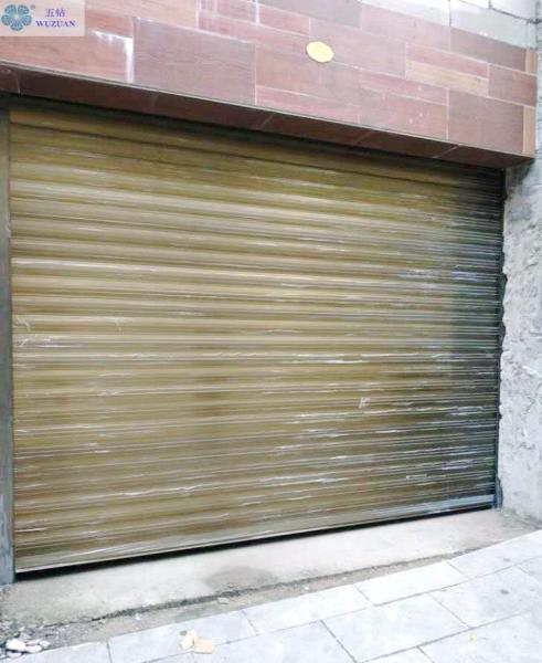 OEM Wind Resistant Bullet Proof Vertical Aluminium Roller Shutter Door