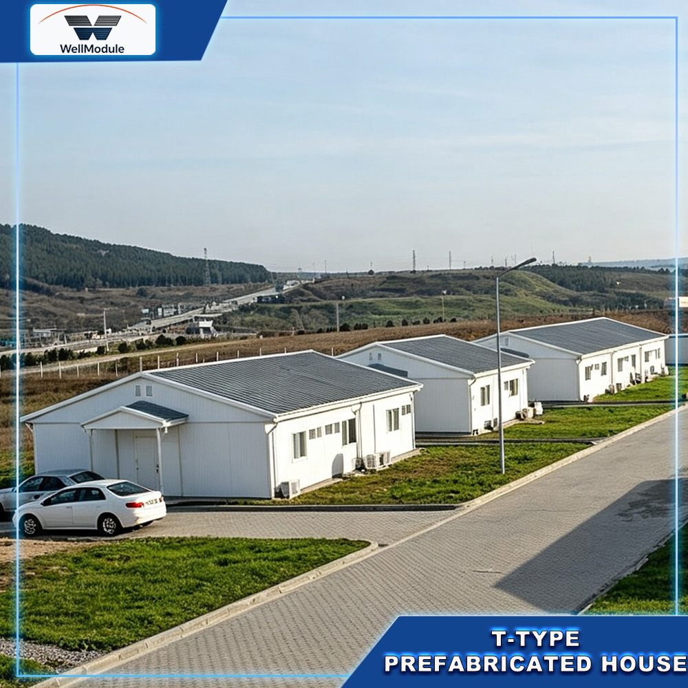 Factory Direct T Type Prefabricated House Manufacturer Providing Cost Effective Modular Buildings for Global Engineering Projects