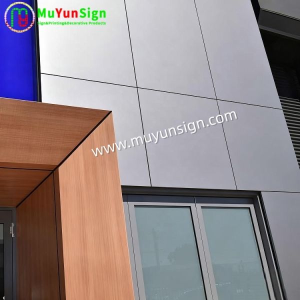 PE Coated Wall ACP Panel Multi Colors 3/4 mm Fire Resistant for Exterior Interior Walls