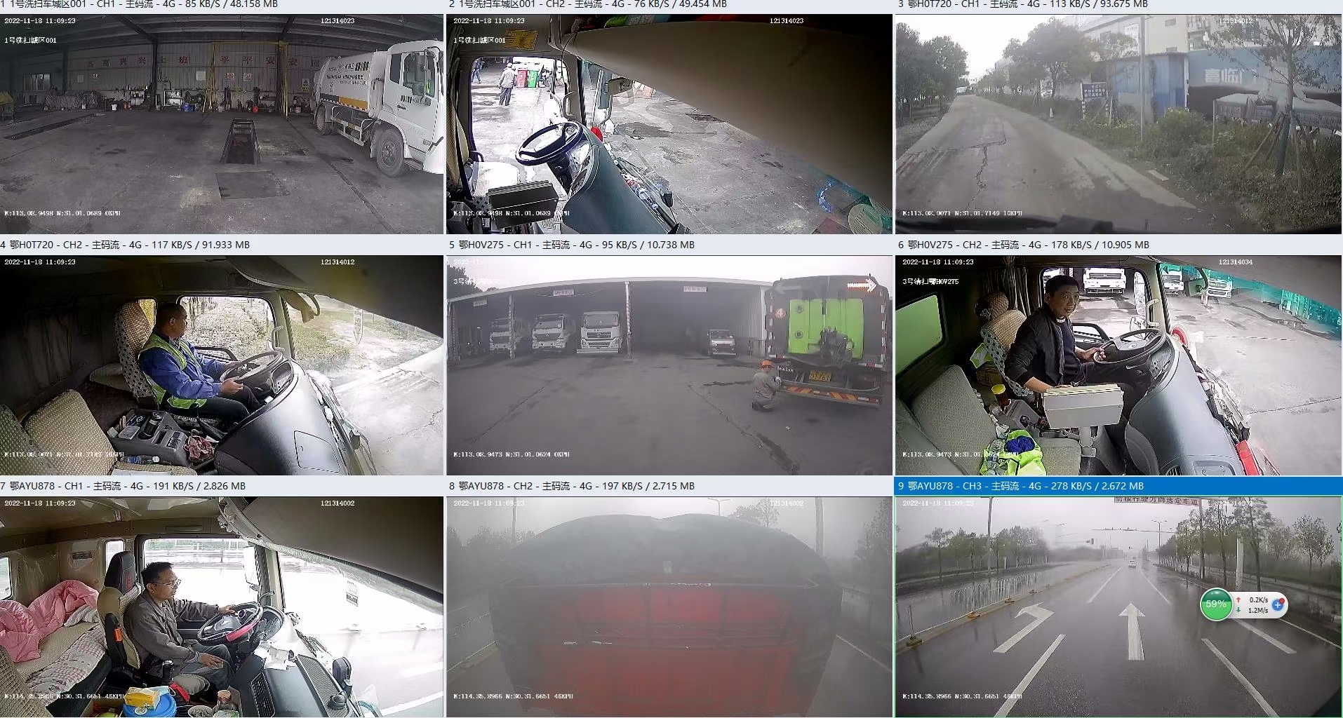Smart 4G Dash Recorder with AI Video Telematics GPS WiFi & SOS Panic Button for Fleet Safety