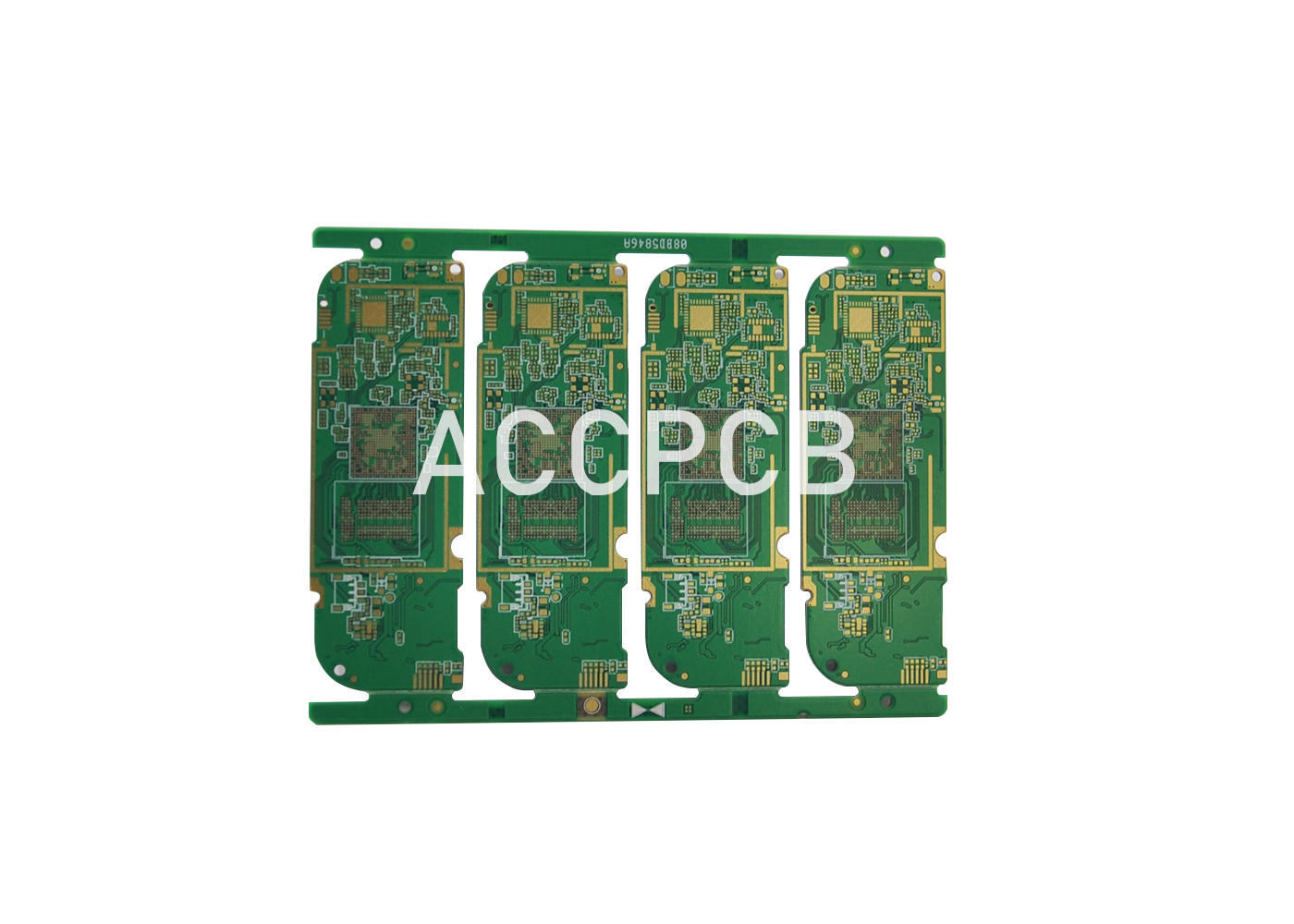 Двойник PCB меди KB FR4TG150 OEM тяжелый встал на сторону напечатанная пробелом маска припоя зеленого цвета
