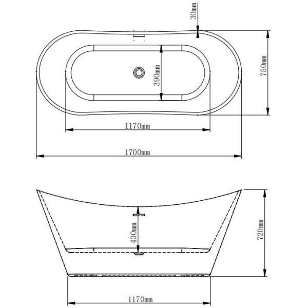 Whirlpool/Massage Bathtubs Acrylic Freestanding Bathtubs Narrow Rim Border Bulk Loading