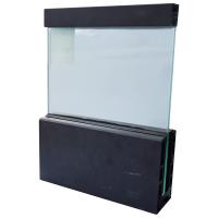Balcon contemporain sans cadre en verre d'aluminium