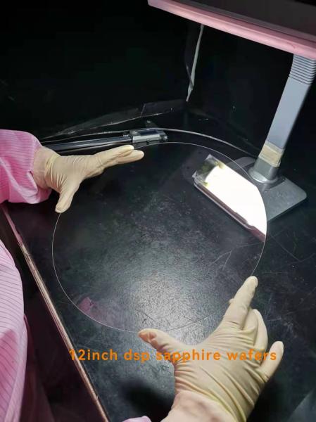 12 Inch Sapphire wafers sapphire windows  Substrate Dia 300mm C Plane Quartz Wafers BF33