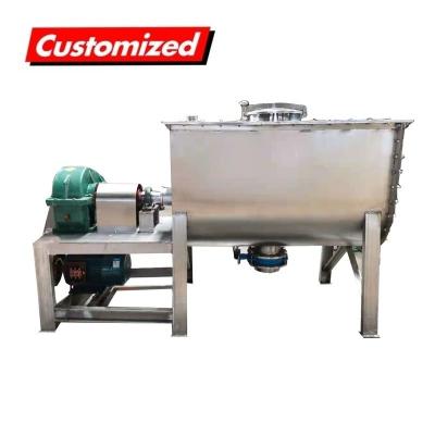 OEM Custom Auger Conveyor Dry Powder Blender de fita horizontal com estrutura KX0002