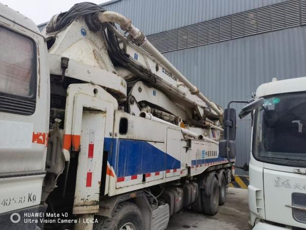 Zoomlion blanc 47m équipement d'occasion pour pompe stationnaire
