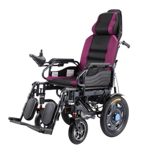 Disabled Electric Medical Transport Wheelchair With Remote Control Homecare