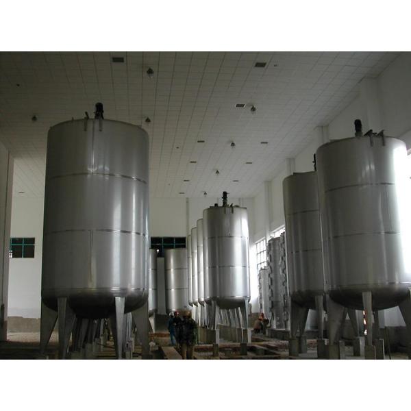 316 Stainless Steel Fermentation Vessel 6000L For Milk Production Line
