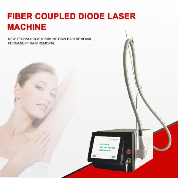 Máquina de depilación de fibra láser multifunción sin dolor 808nm