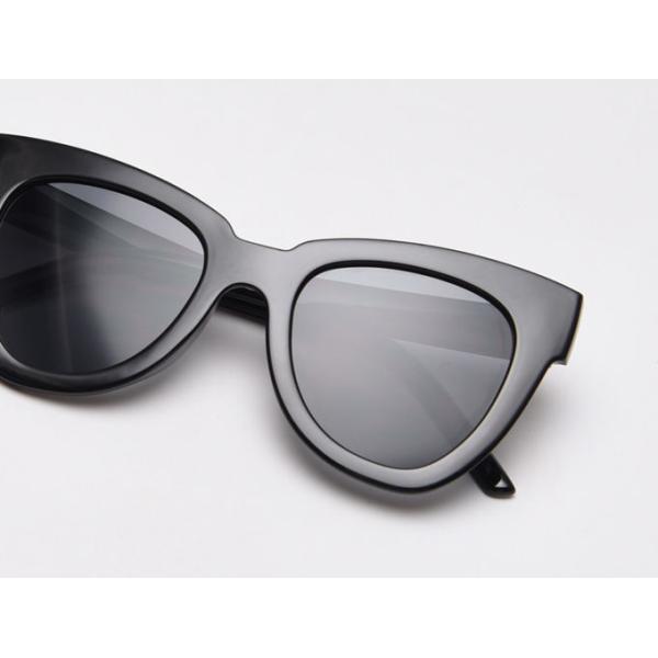 Trendy Fashion BSCI Women Cat Eye Sunglasses 147MM Leopard Frame