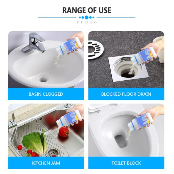 Закупоренный стекает волшебный ODM OEM порошка уборщика трубы туалета стока