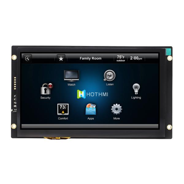 7.0 inch 800x480 UART TFT smart serial screen with capacitive touch panel