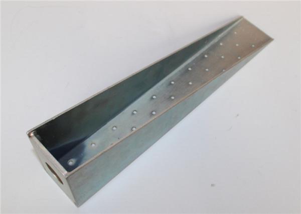 OEM Bending Stamped Aluminum Parts , Stamping Machine Parts Polished / Galvanized Surface