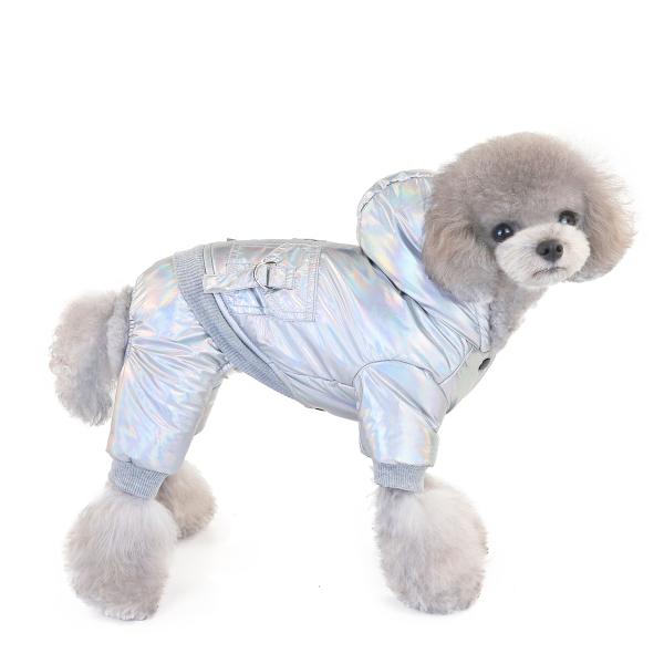Snowsuit Warm Fleece Padded Winter Pet Clothes For Small Dogs