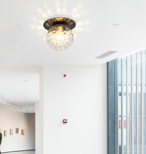 Glass Ball Ceiling light modern Staircase Balcony Corridor porch Bedside Hallway Ceiling lamp(WH-MA-165)