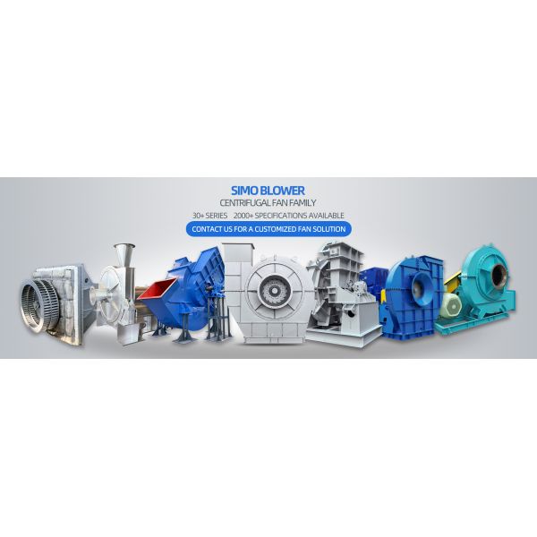 Customizable High-pressure Centrifugal Fan for High-temperature Gas Conveyance with Heat-resistant Materials