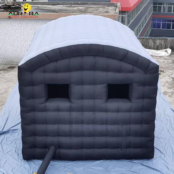 Black Event Inflatable Nightclub Tent Outdoor Party Inflatable Club Tent