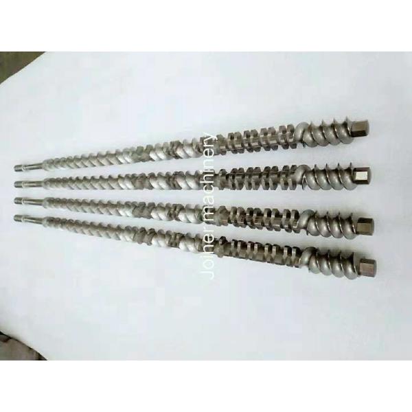 Винт штрангпресса дизайна винта штрангпресса двойного вала винта пластиковый разделяет материал ДХ2Ф