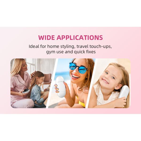 Brosse à cheveux IONIQUE CE FCC avec ions négatifs, 1W, LED bleue