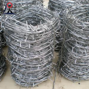 Dobremente torcido galvanizado de aço galvanizado de aço com argolas Cercas de