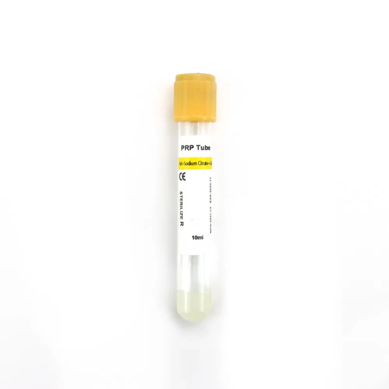 Siny High Quality Medical Consumables Ha & Sodium Citrate & Gel Disposable Vacuum Blood Collection Prp Tube