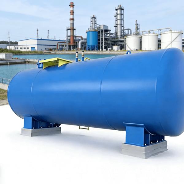 Stainless Steel Ammonia Storage Pressure Vessel with 0.1-10 Mpa Design Pressure and Customized Size