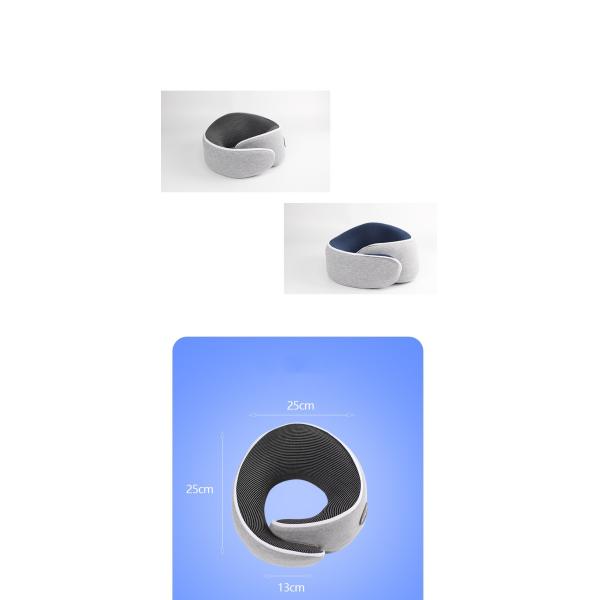 Customized U-Shape Memory Foam Travel Neck Pillow with Convenient Portable Design